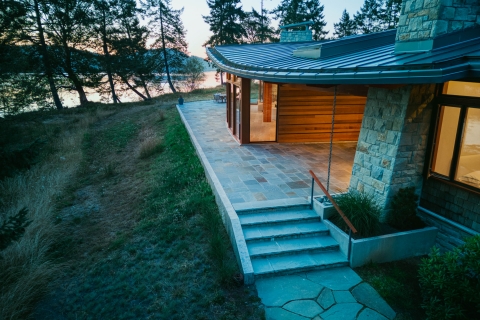 The Point House Estate Pender Island Exterior